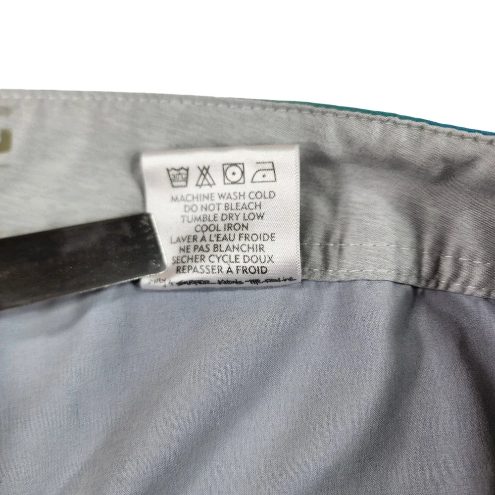 Billabong Board Shorts 29 Men Tropical Blue Green White Functional Fly 10